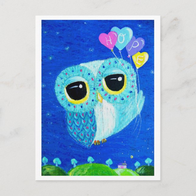 Postal La esperanza me levanta más alto (Anverso)