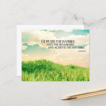 "La esperanza ve la cita Inspiradora invisible"