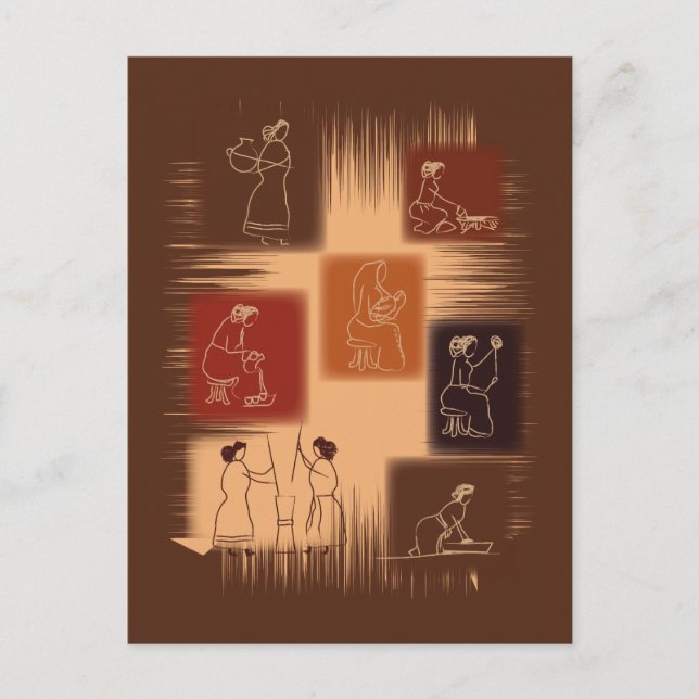 Postal La espina dorsal (Anverso)