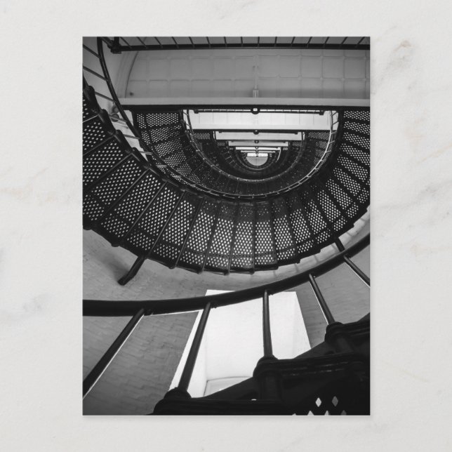 Postal La espiral sin fin (Anverso)