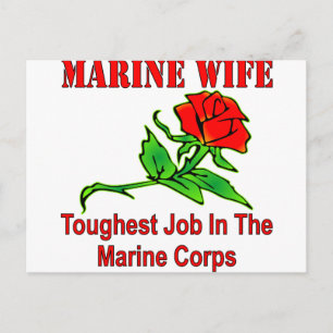 Postal La esposa marina del USMC realiza su trabajo más d
