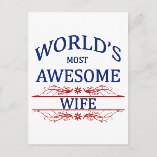 Postal La esposa más espantosa del mundo