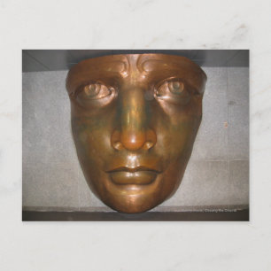 Postal La estatua de la cara de la libertad