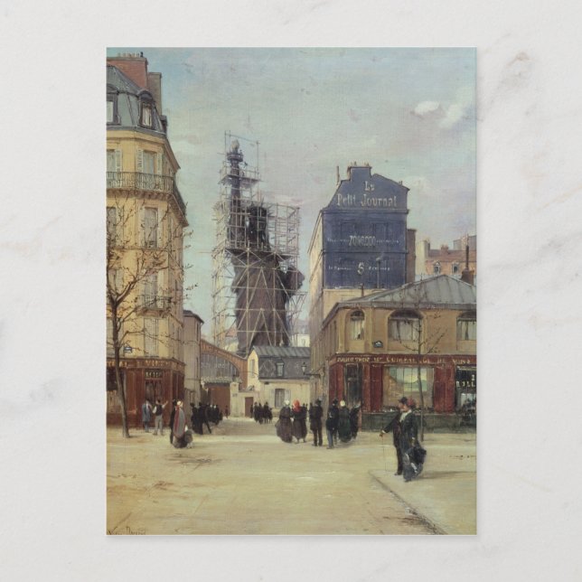 Postal La estatua de la libertad, de Bartholdi (Anverso)