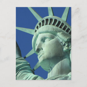 Postal La Estatua de la Libertad en la ciudad de Nueva Yo