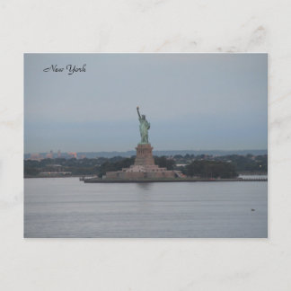 Postal La estatua de la libertad, Nueva York