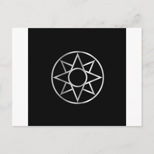 Postal La estrella de Ishtar Mesopotamian (Anverso)