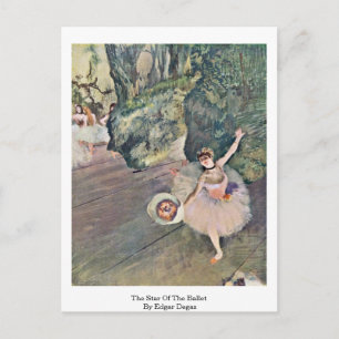 Postal La Estrella Del Ballet De Edgar Degas