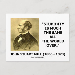 Postal La Estupidez Es Muy La Misma En Todo El Mundo