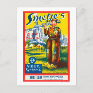 Postal La etiqueta vitivinícola de Smetje