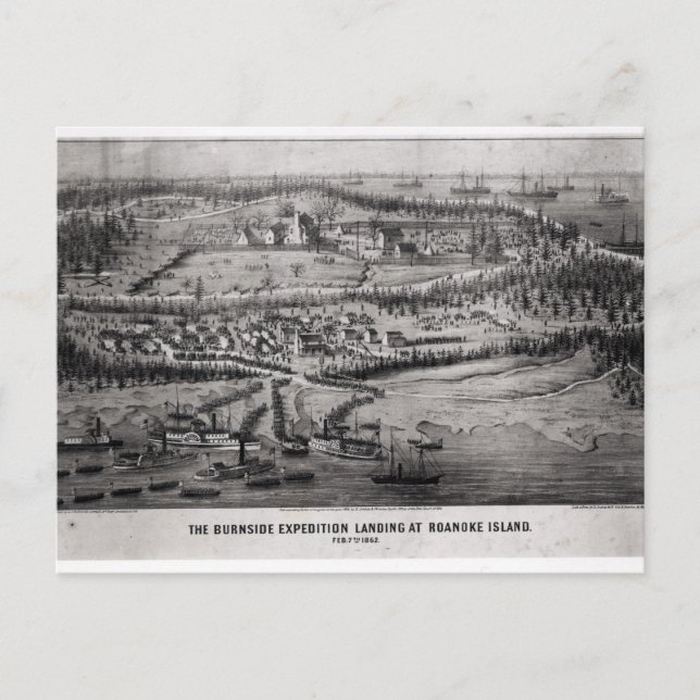 Postal La Expedición Burnside (Anverso)