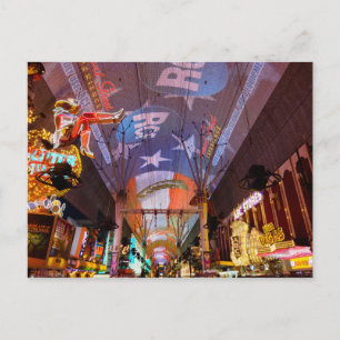 Postal La experiencia de Fremont Street