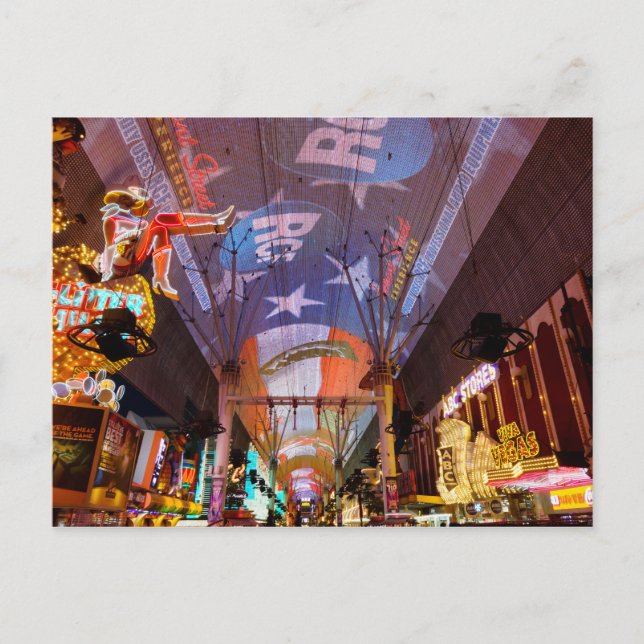 Postal La experiencia de Fremont Street (Anverso)