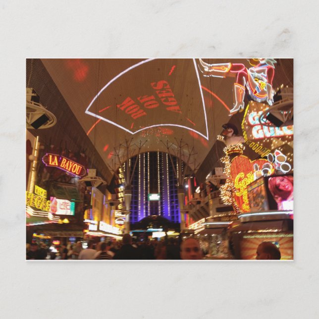 Postal La experiencia de Fremont Street - Las Vegas (Anverso)
