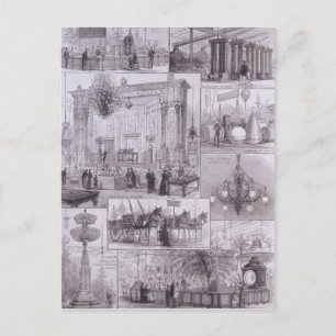 Postal La exposición eléctrica internacional