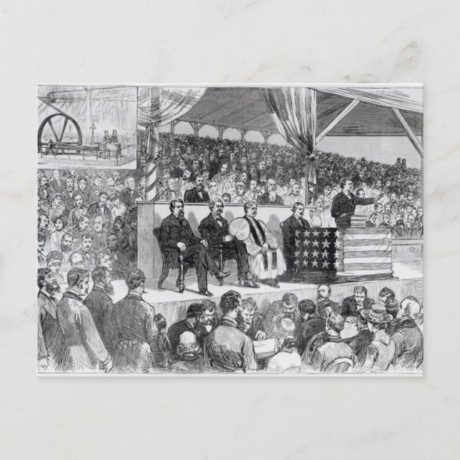 Postal La Exposición Internacional de Algodón de Atlanta (Anverso)