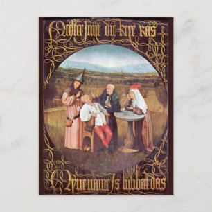 Postal La extracción de la piedra de la locura