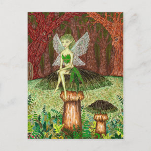 Postal La Faery Verde