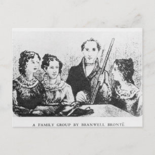 Postal La familia de Bronte