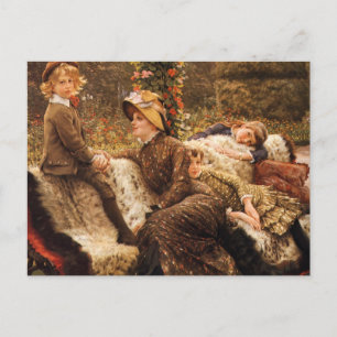 Postal La familia Garden Bench Fine art