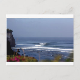 Postal La famosa ola de surf de Uluwatu Bali