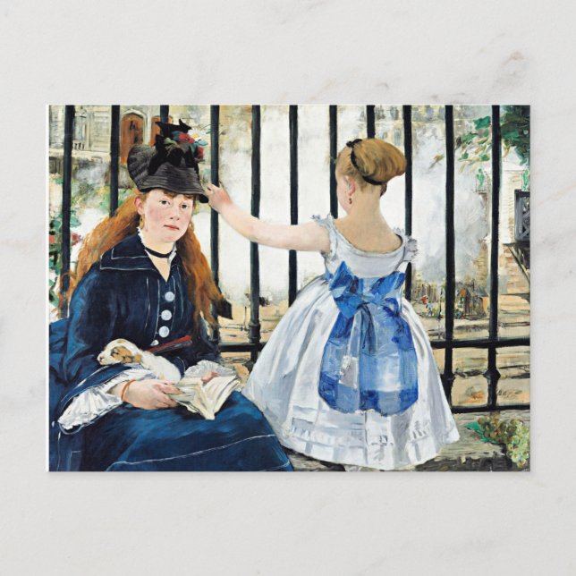 Postal La famosa pintura de Edouard Manet (Anverso)