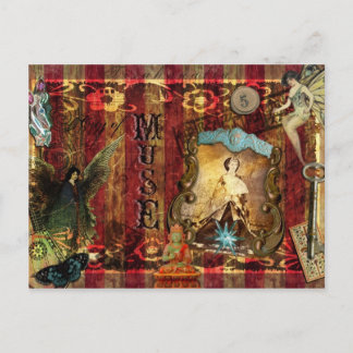 Postal La fantástica ciudad de Muse Postcard