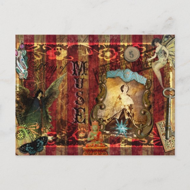 Postal La fantástica ciudad de Muse Postcard (Anverso)