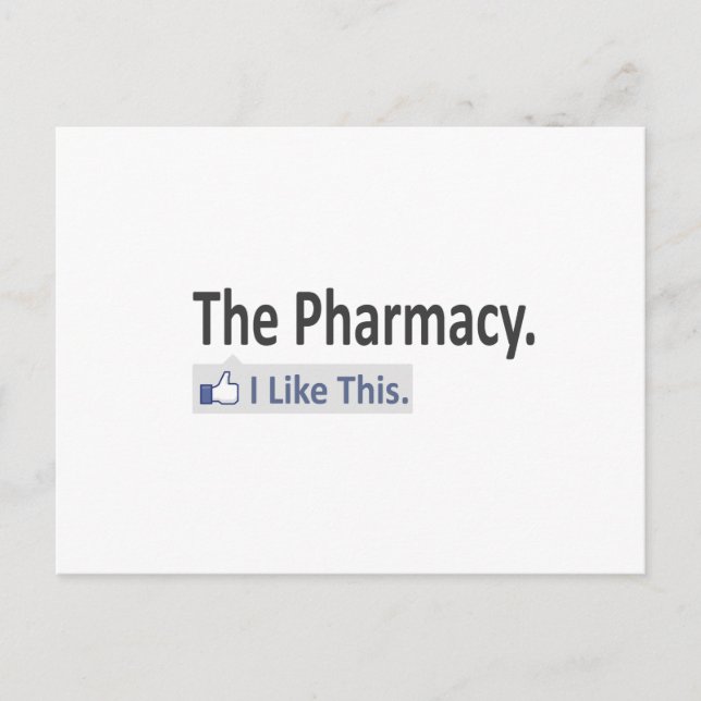 Postal La Farmacia... Me Gusta Esto (Anverso)