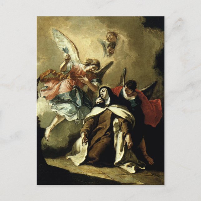 Postal La fascinación de St Therese - Fontebasso (Anverso)