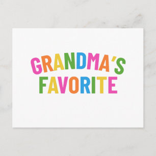 Postal la favorita de la abuela