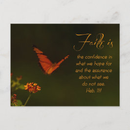 Postal La fe es... la escritura Inspiradora