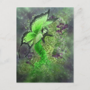 Postal La Fée Verte Postcard - Absinthe Fairy