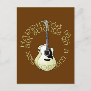 Postal La felicidad es...