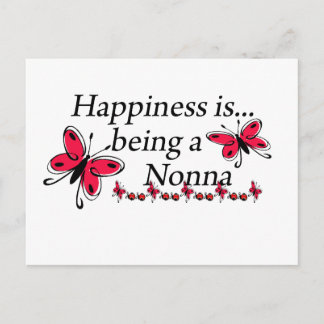 Postal La Felicidad Es Ser Una Mariposa NONNA