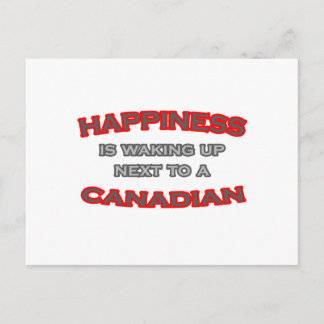 Postal La felicidad está despertando junto a un canadiens