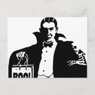 Postal La feliz Halloween de Drácula