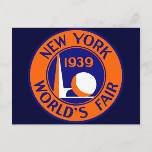Postal La feria 1939 de mundo de Nueva York