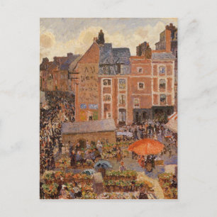 Postal La Feria, Dieppe Sunny Afternoon Camille Pissarro