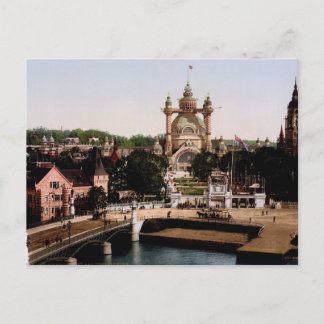 Postal La Feria Mundial de Estocolmo en Suecia