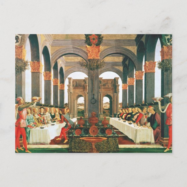 Postal La fiesta Boda (Anverso)