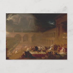 Postal La fiesta de Belshazzar