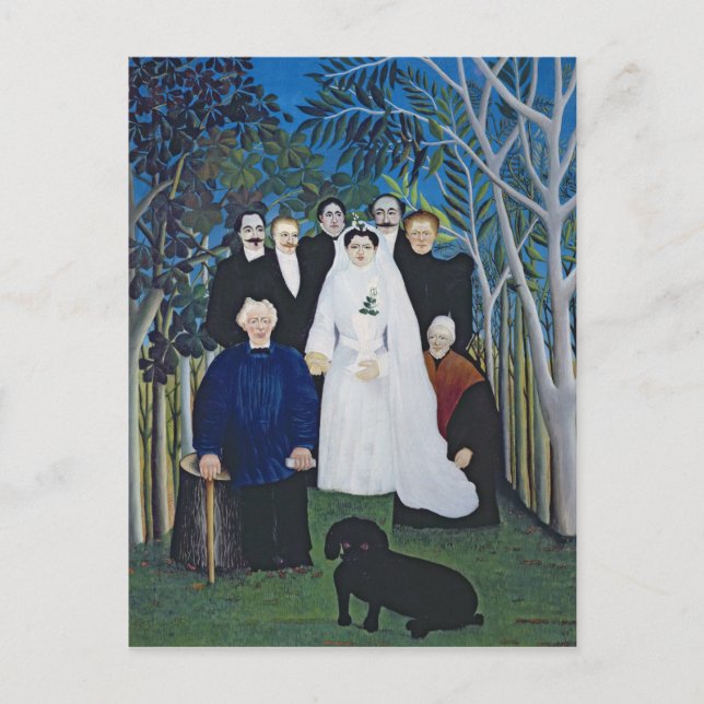 Postal La fiesta de bodas, c.1905 (Anverso)