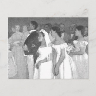 Postal La fiesta de la boda