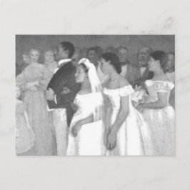 Postal La fiesta de la boda