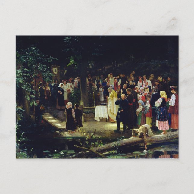 Postal La fiesta de la transfiguración de nuestro Señor (Anverso)