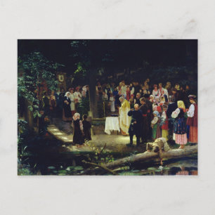 Postal La fiesta de la transfiguración de nuestro Señor