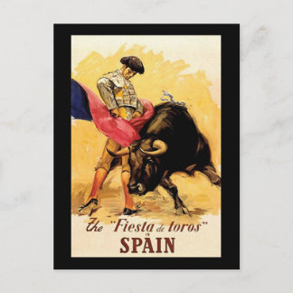 Postal La Fiesta De Toros En España