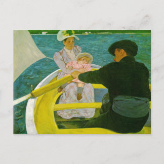 Postal La Fiesta del barco, Mary Cassatt