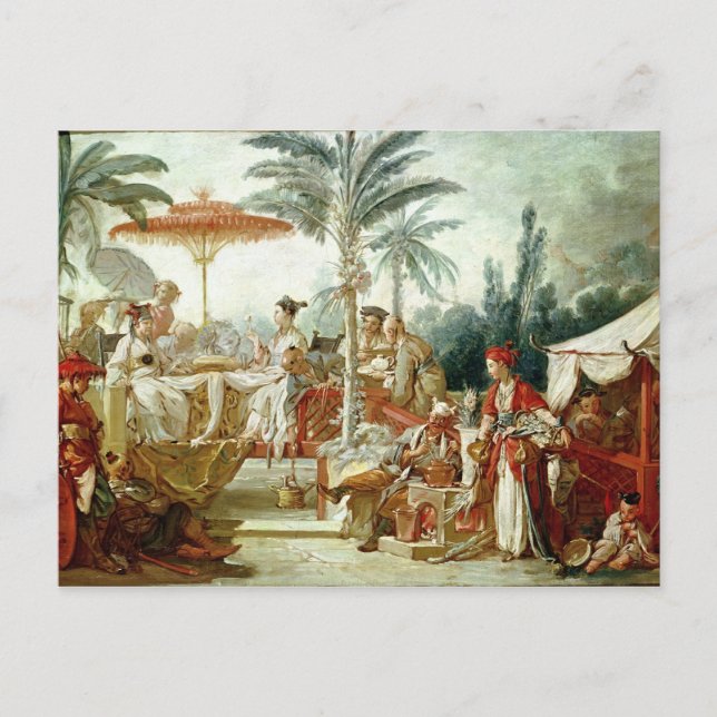 Postal La fiesta del emperador chino (Anverso)